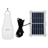 SWITCHED Solar Powered LED Light Bulb with Solar Panel