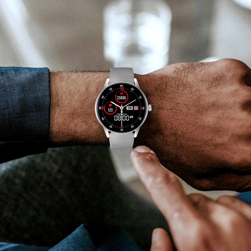 Volkano Soul Series Smart Watch Silver – - Main Image